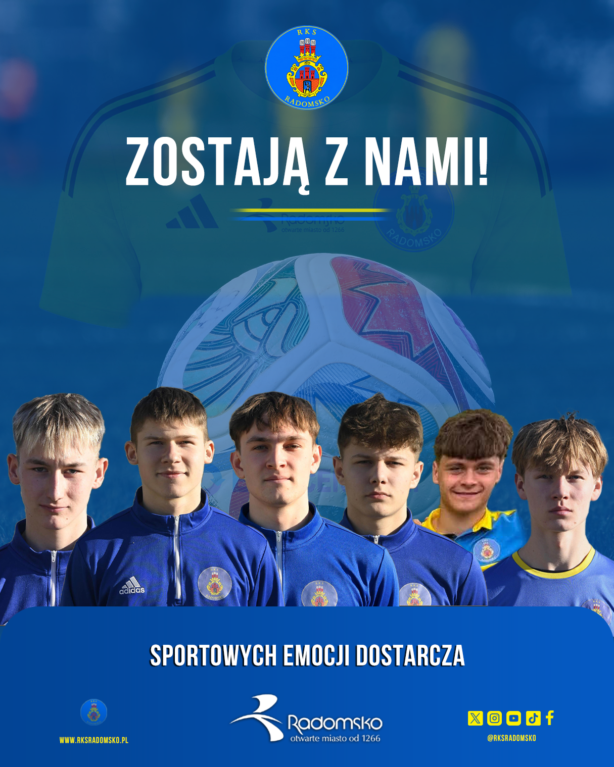 6 młodych zostaje w klubie